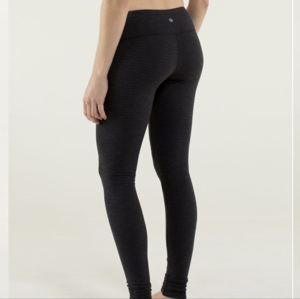 Lululemon Wunder Under Pant Pique Luon Black / Black
